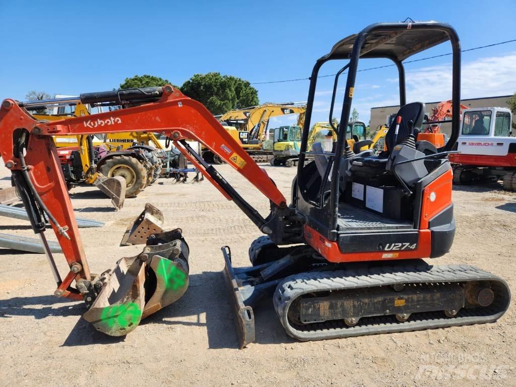 Kubota U 27-4 Mini rýpadlá < 7t