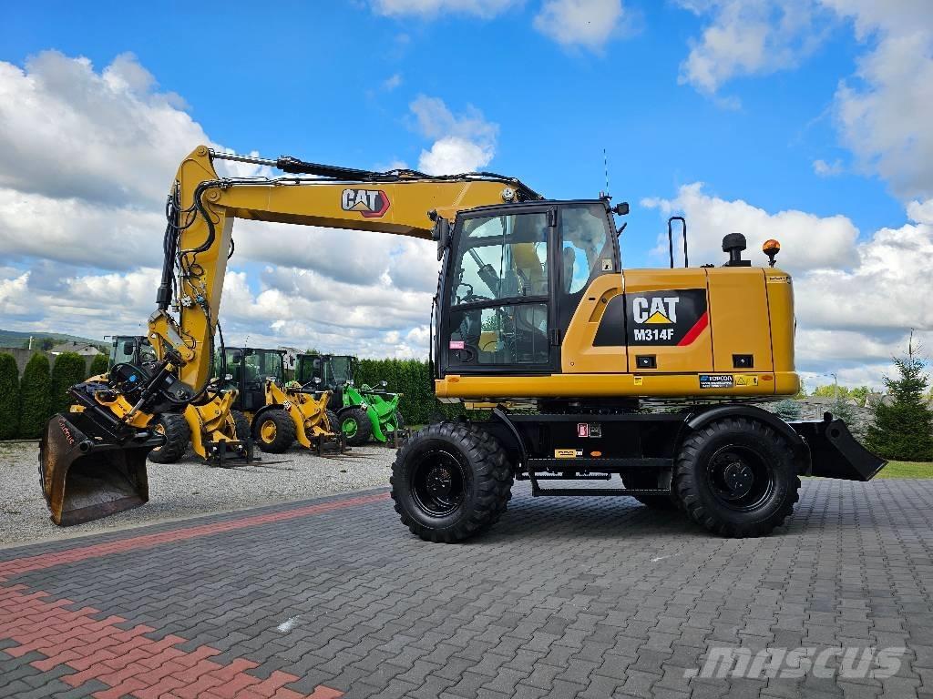 CAT M 314 F Kolesové rýpadlá