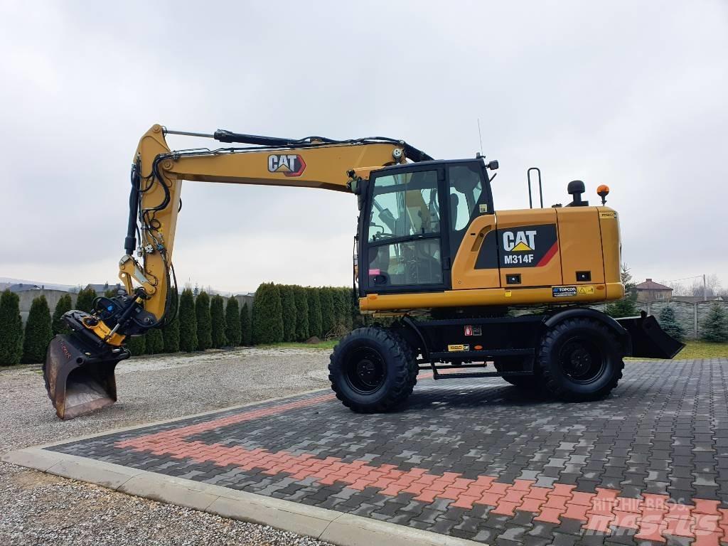 CAT M 314 F Kolesové rýpadlá