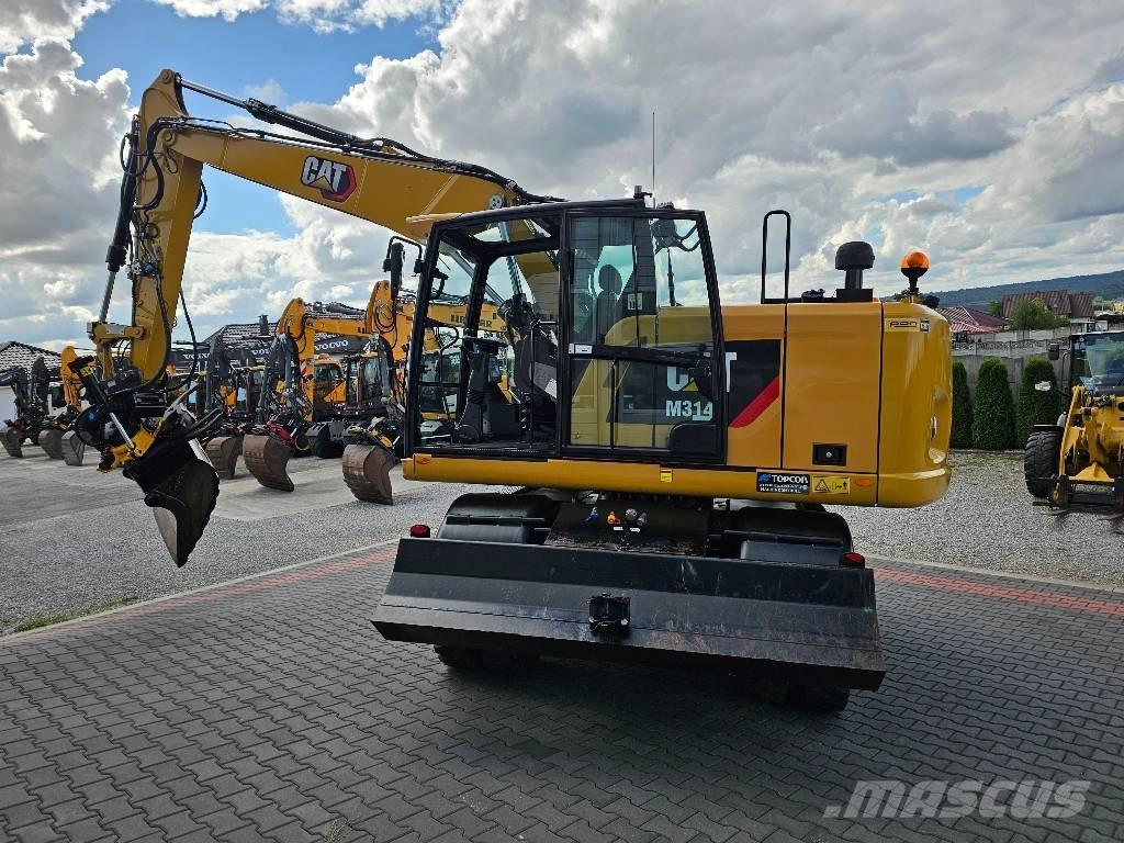 CAT M 314 F Kolesové rýpadlá