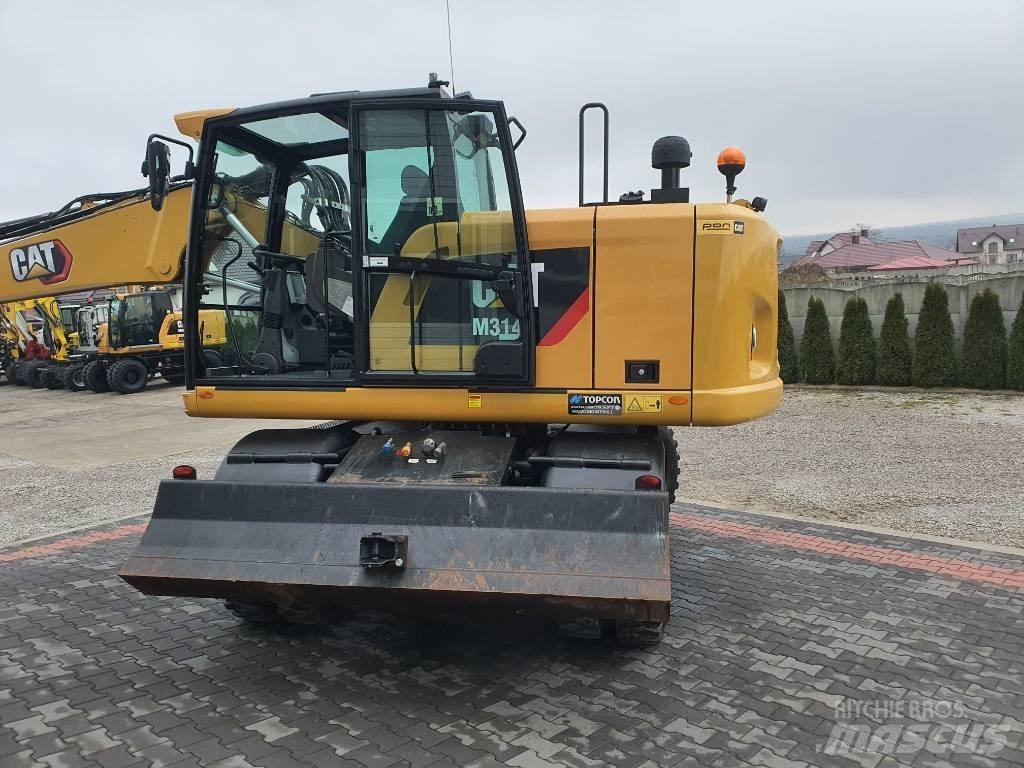 CAT M 314 F Kolesové rýpadlá