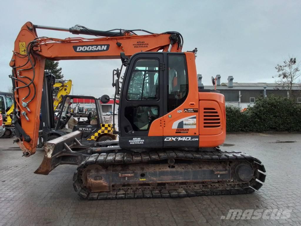 Doosan DX140LCR-5 Pásové rýpadlá
