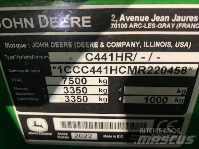 John Deere C441 R Lisy na okrúhle balíky