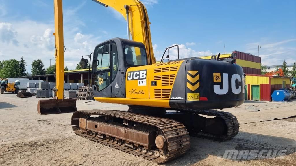 JCB JS220 EXTRA Long Pásové rýpadlá