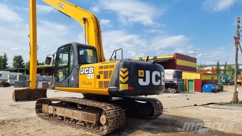 JCB JS220 EXTRA Long Pásové rýpadlá