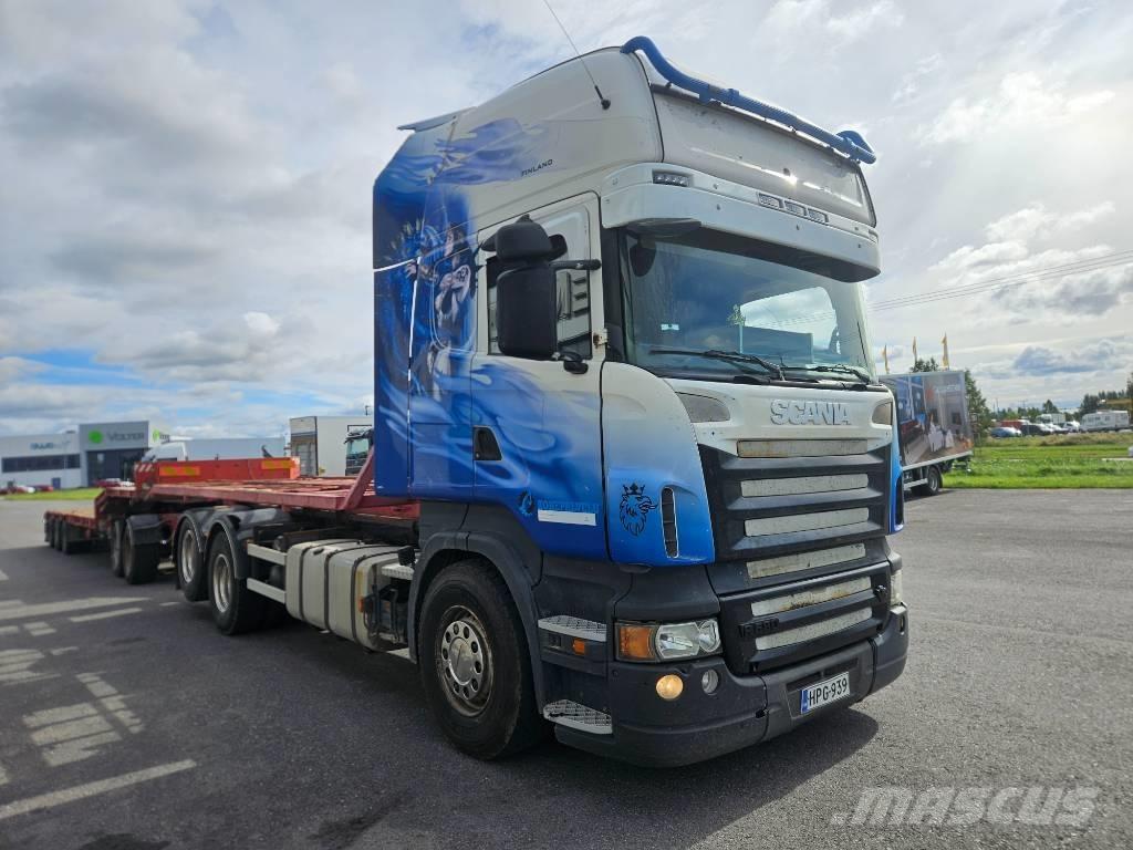 Scania R580 6x2 Hákový nosič kontajnerov