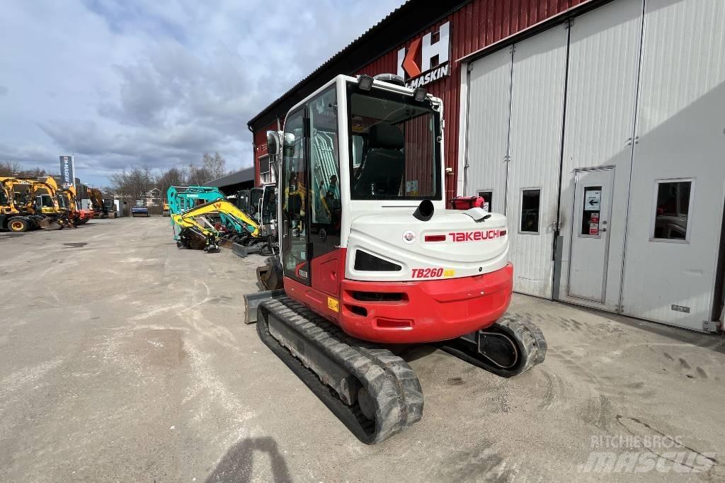 Takeuchi TB 260 Mini rýpadlá < 7t