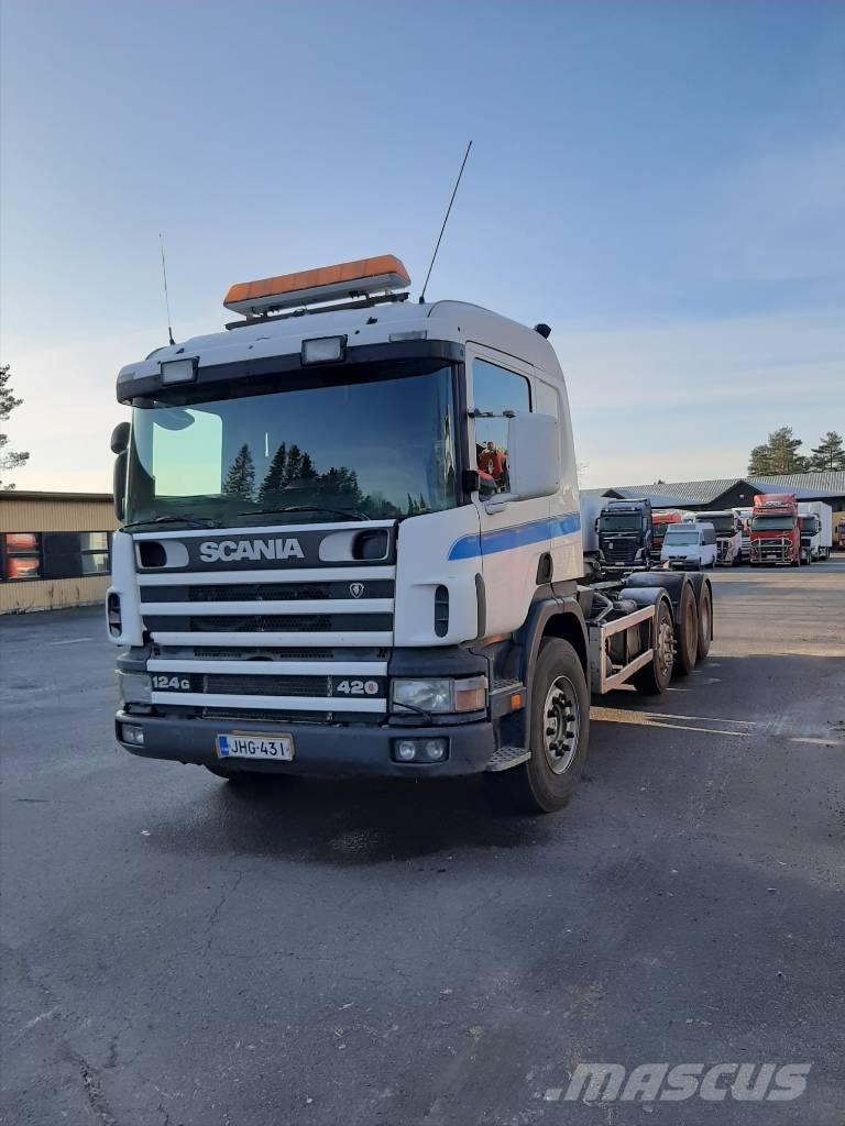 Scania P 124 Hákový nosič kontajnerov