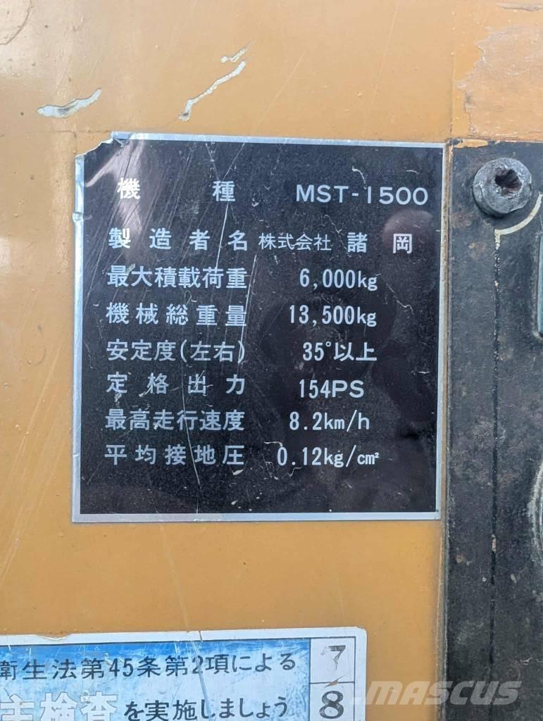 Morooka MST 1500 Pásové sklápače