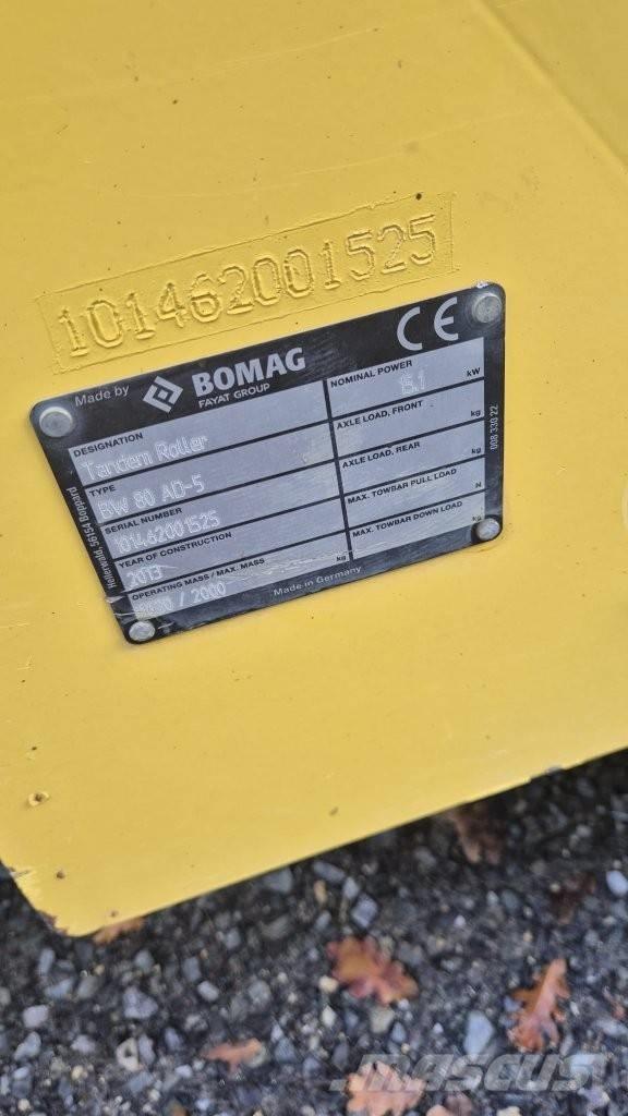 Bomag BW 80 AD-5 Tandemové valce