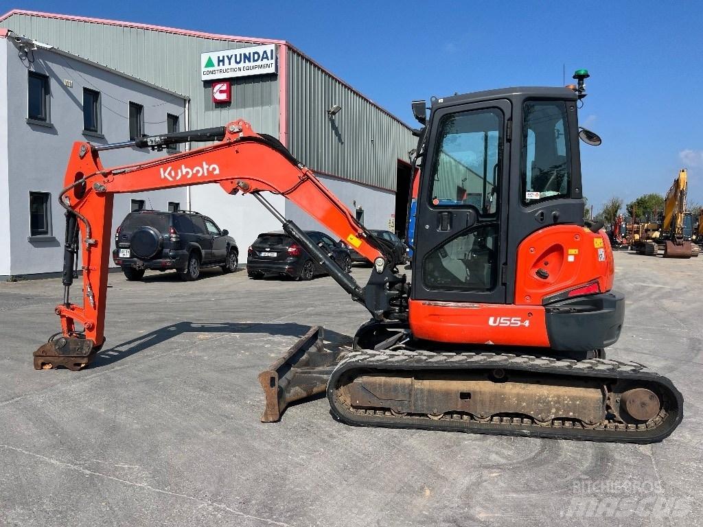 Kubota U 55-4 Mini rýpadlá < 7t