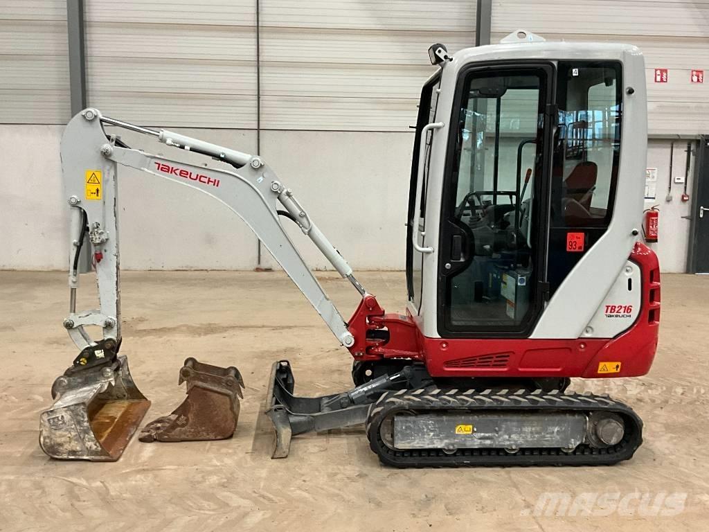 Takeuchi TB 216 Mini rýpadlá < 7t