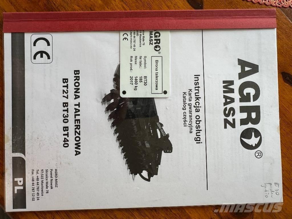 Agro-Masz BT30 Tanierové brány