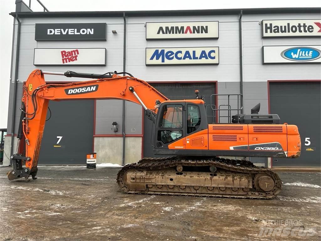 Doosan DX380LC-5 Pásové rýpadlá