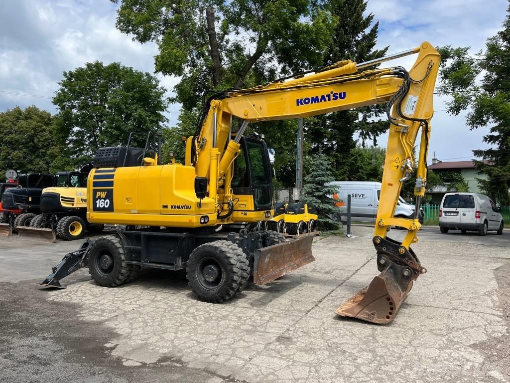 Komatsu PW 160-11 Kolesové rýpadlá
