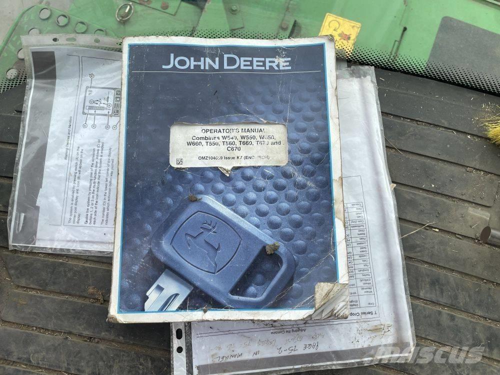 John Deere T 550 Kombinované zberacie stroje
