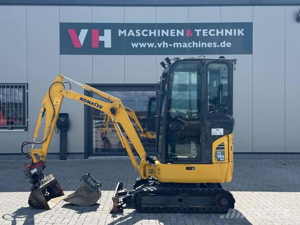Komatsu PC 16 R-3HS Mini rýpadlá < 7t