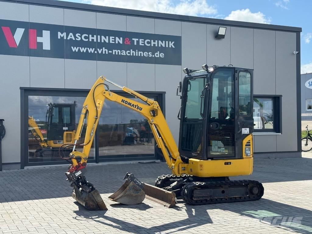 Komatsu PC 16 R-3HS Mini rýpadlá < 7t