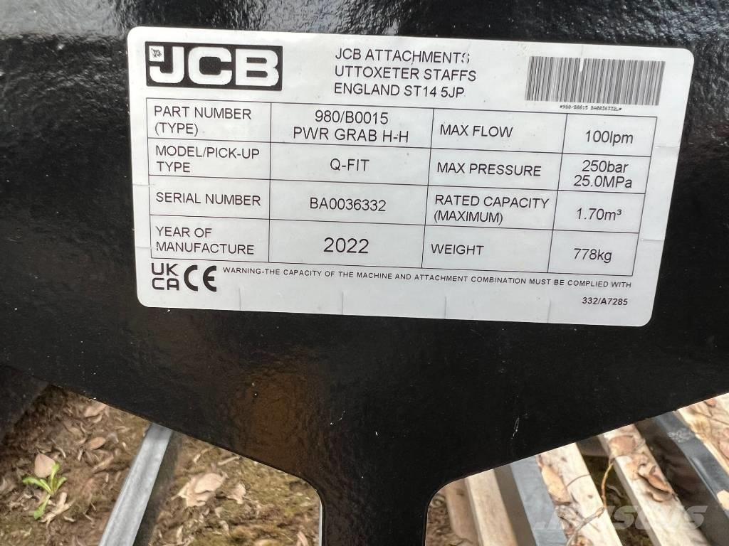 JCB 980/B0007 Grab Ďalšie nakladače, rýpadlá a príslušenstvo