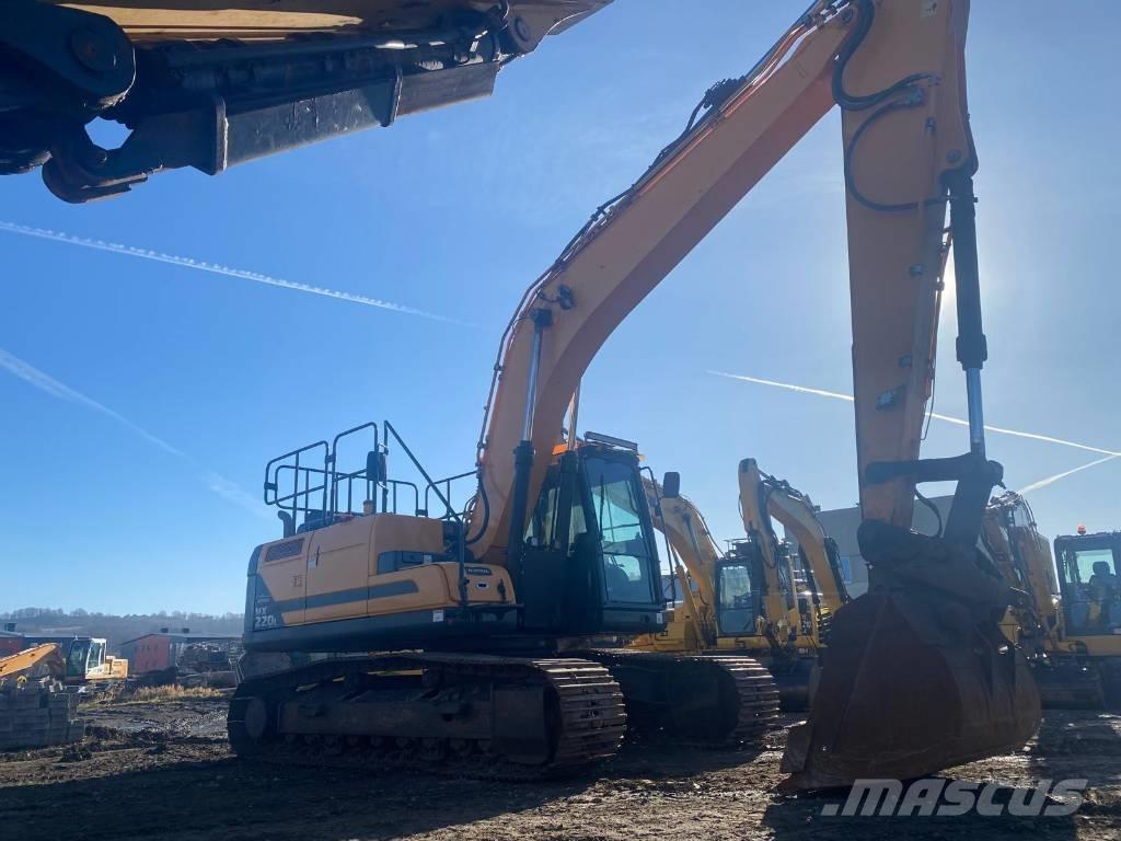 Hyundai HX220L Pásové rýpadlá