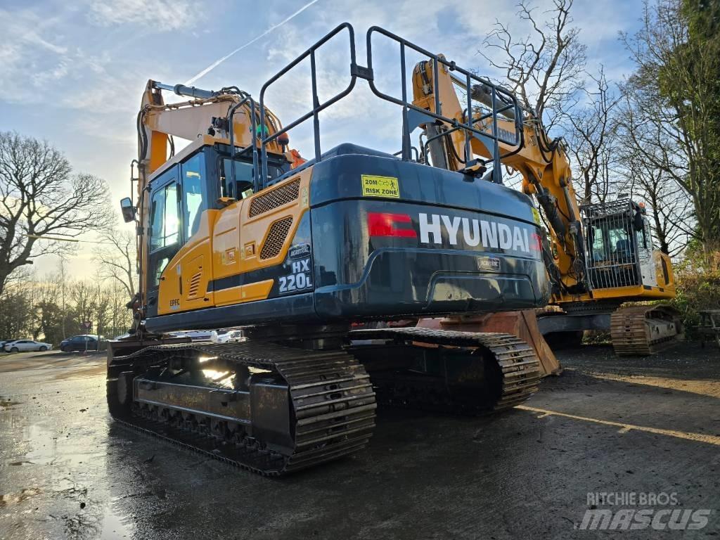 Hyundai HX220L Pásové rýpadlá