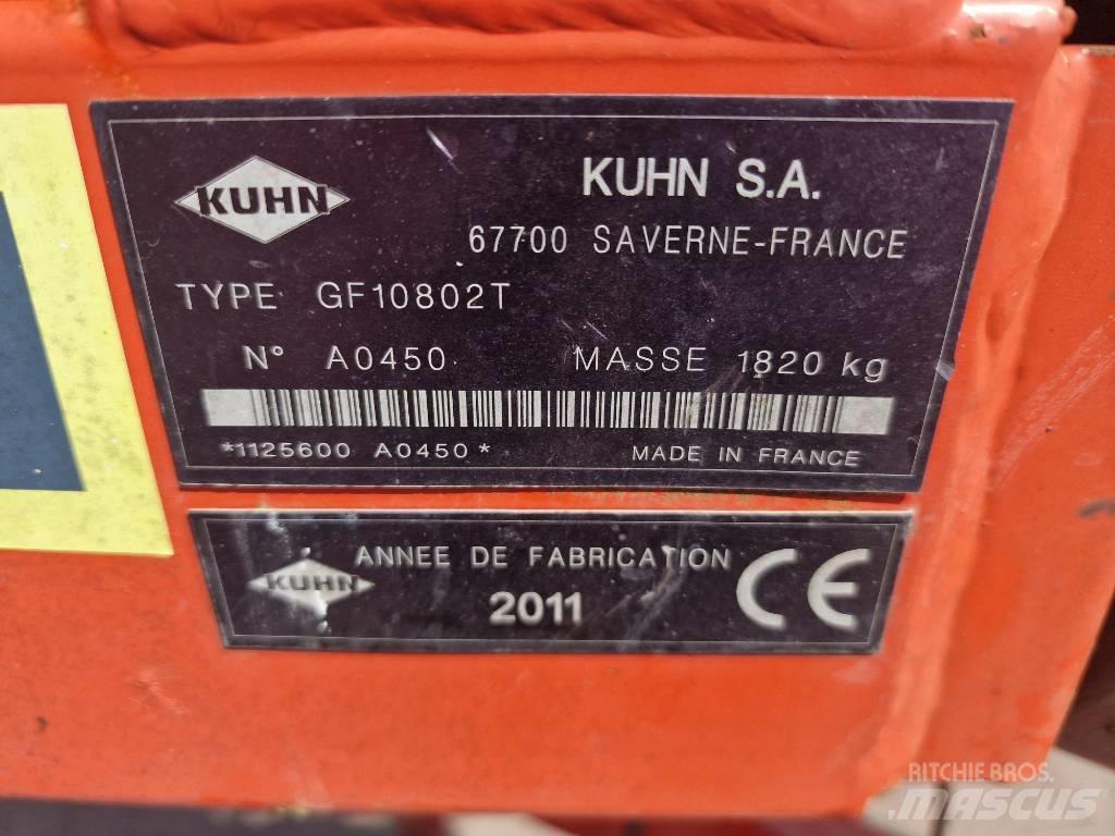 Kuhn GF 10802 T Obracače a zhrabovače sena