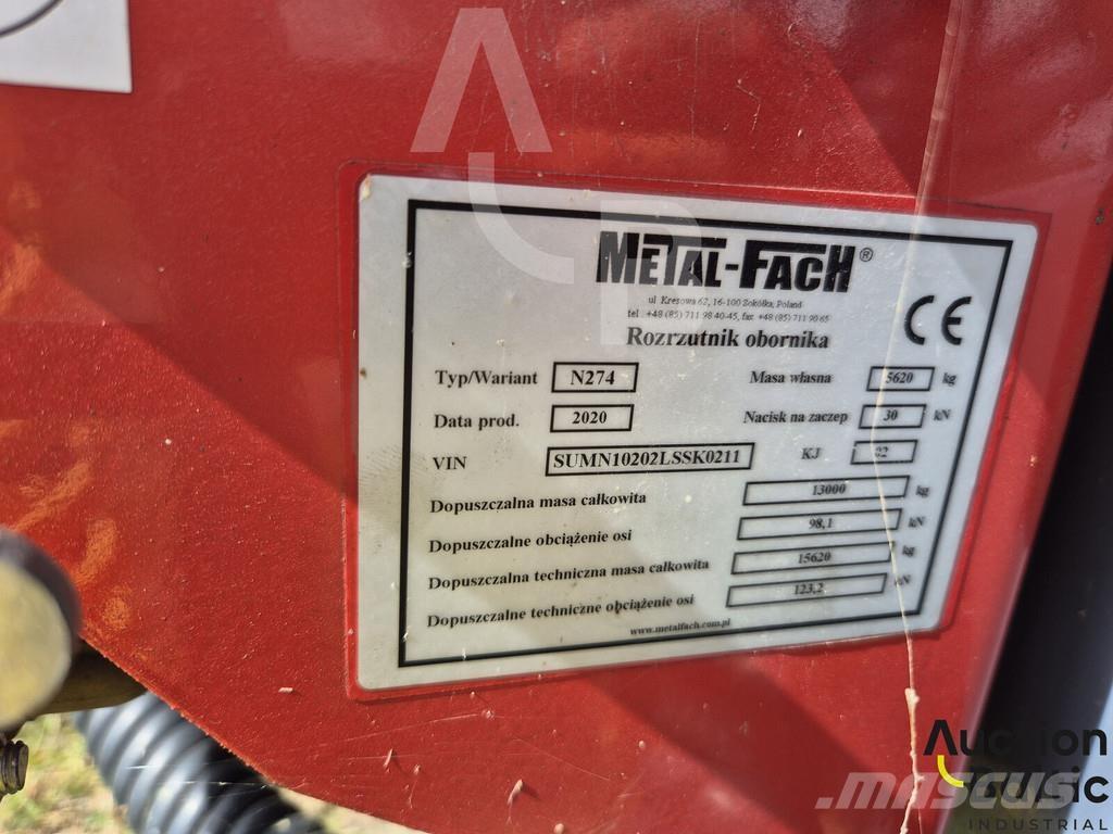 Metal-Fach N274 Rozmetadlá maštaľného hnoja