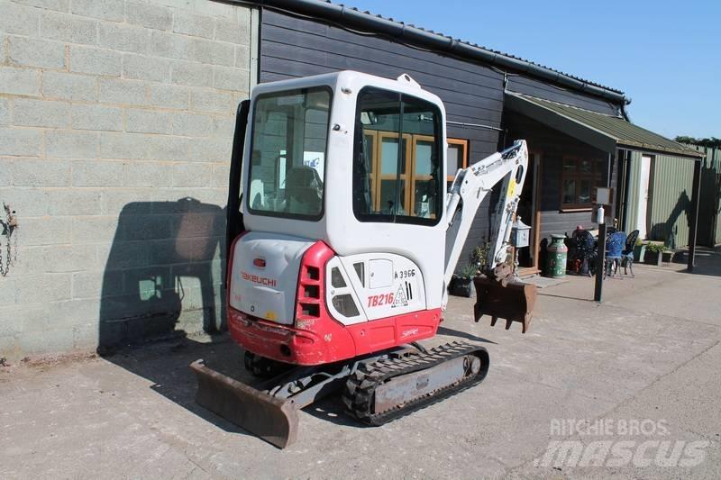 Takeuchi TB216 Mini rýpadlá < 7t