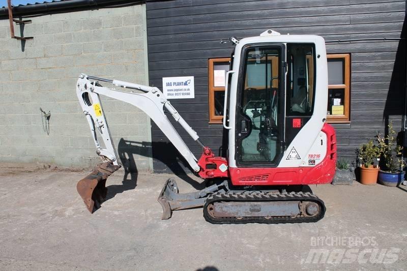 Takeuchi TB216 Mini rýpadlá < 7t