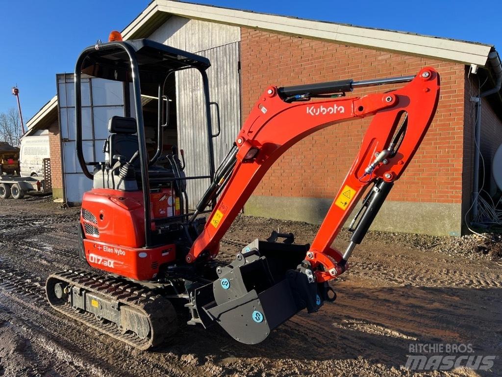 Kubota U 17-3 Mini rýpadlá < 7t