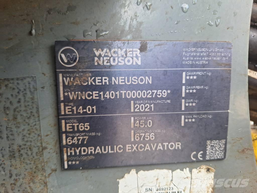 Wacker Neuson ET 65 Pásové rýpadlá