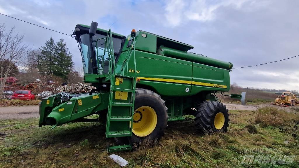 John Deere S 690 Kombinované zberacie stroje