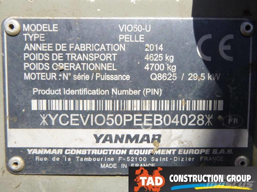 Yanmar Vio 50 U Mini rýpadlá < 7t