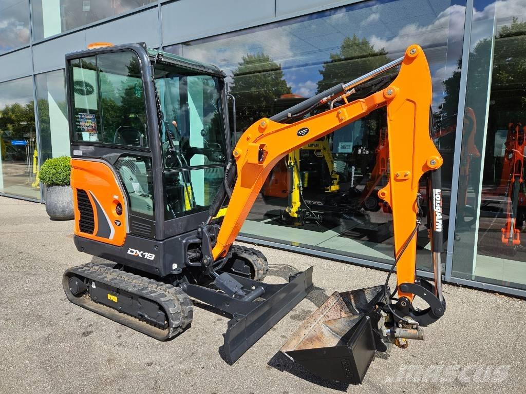 Doosan DX 19 Mini rýpadlá < 7t