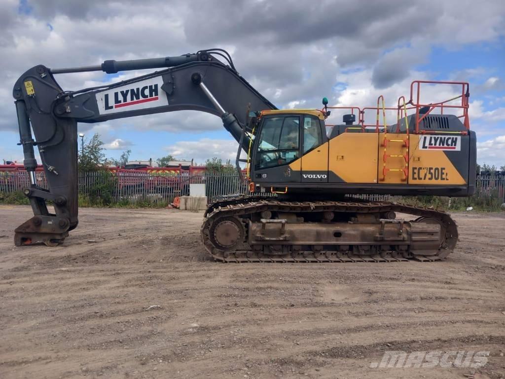 Volvo EC 750 EL Pásové rýpadlá