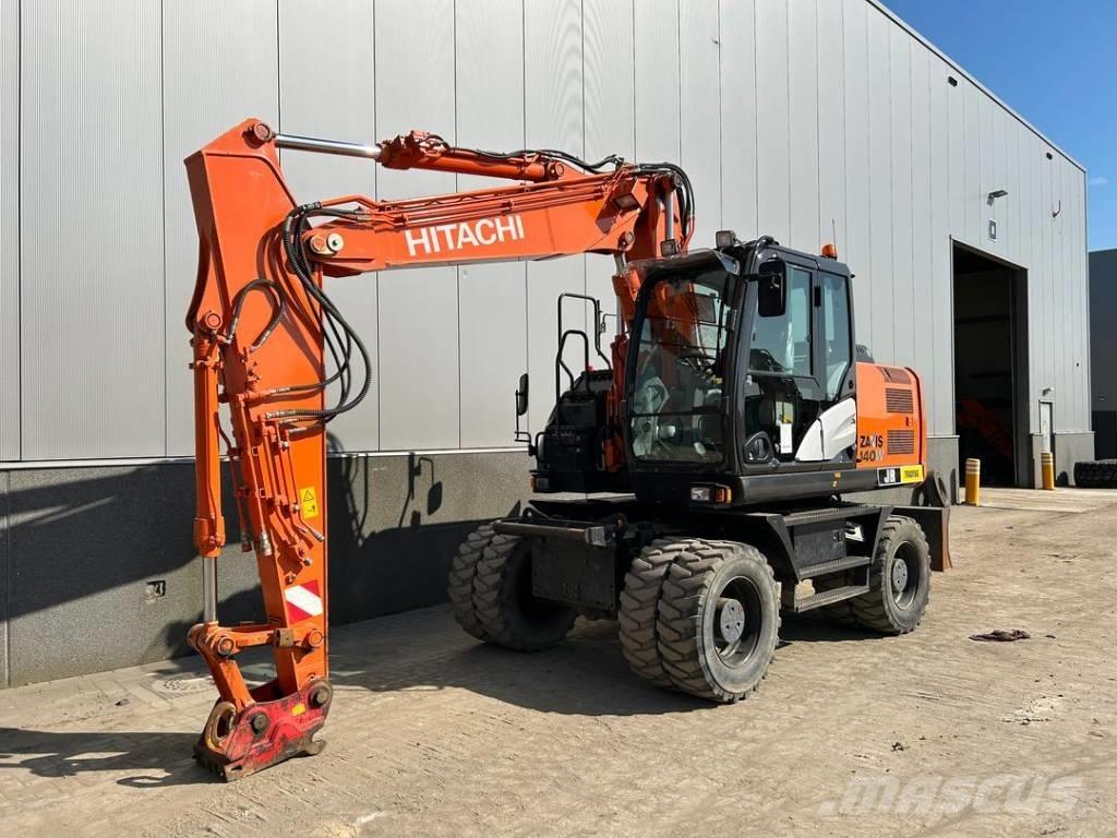 Hitachi ZX 140 W-5B Kolesové rýpadlá