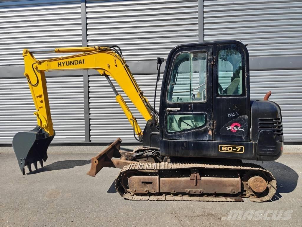 Hyundai R 60-7 Mini rýpadlá < 7t