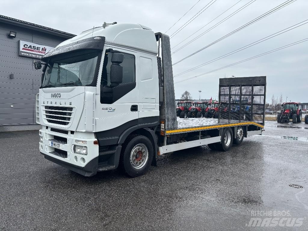 Iveco Stralis 420 Plošinové nákladné automobily/nákladné automobily so sklápacími bočnicami