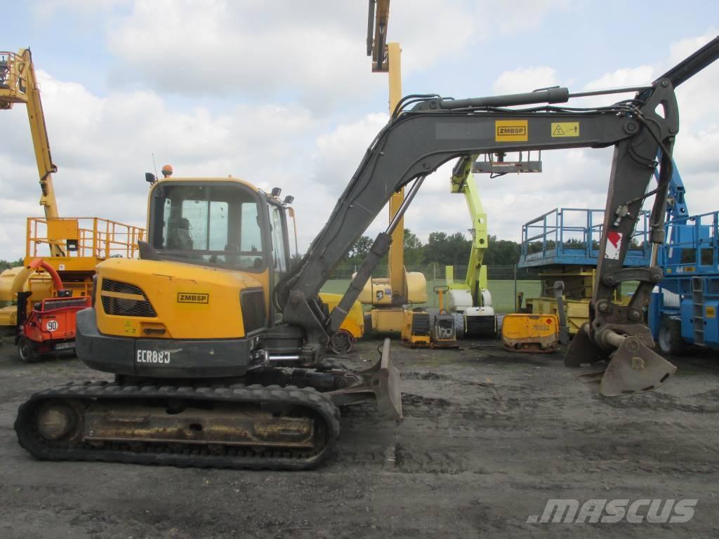 Volvo ECR 88 D Midi rýpadlá 7 t - 12 t