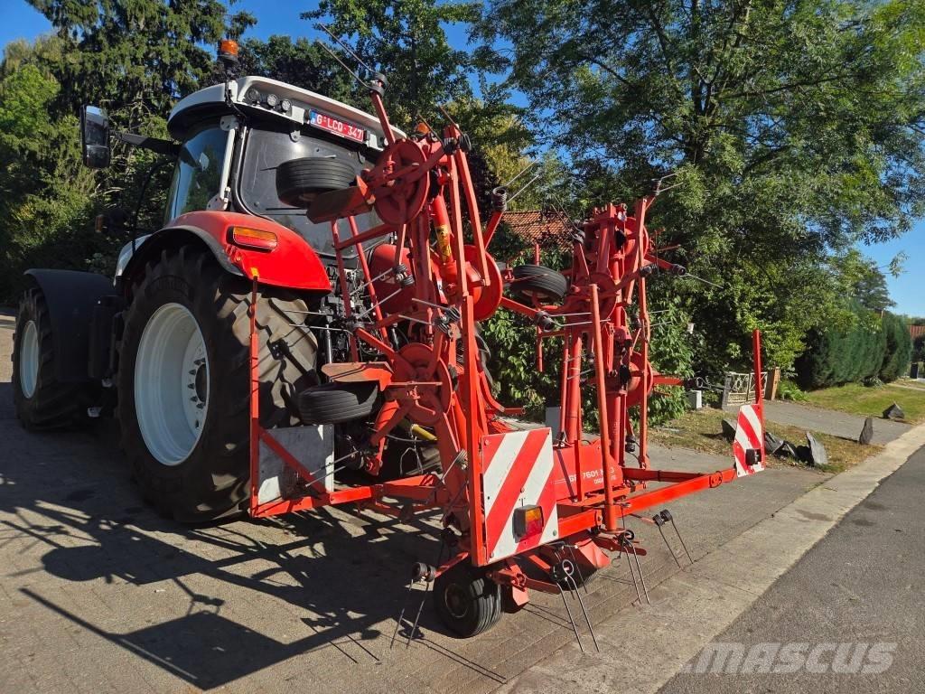 Kuhn GF 7601 MHO Obracače a zhrabovače sena