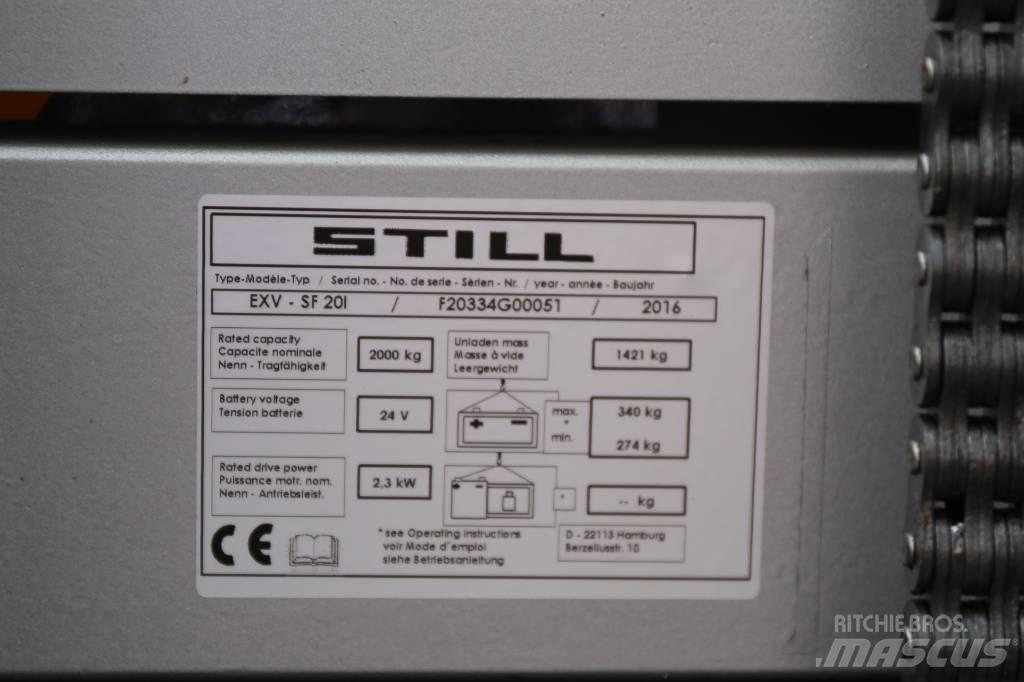 Still EXV-SF20I Ručne vedené vysokozdvižné vozíky
