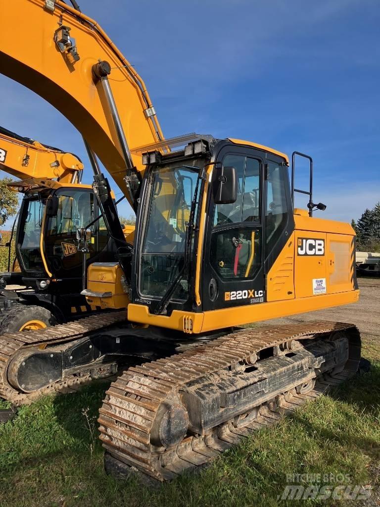 JCB 220X Pásové rýpadlá