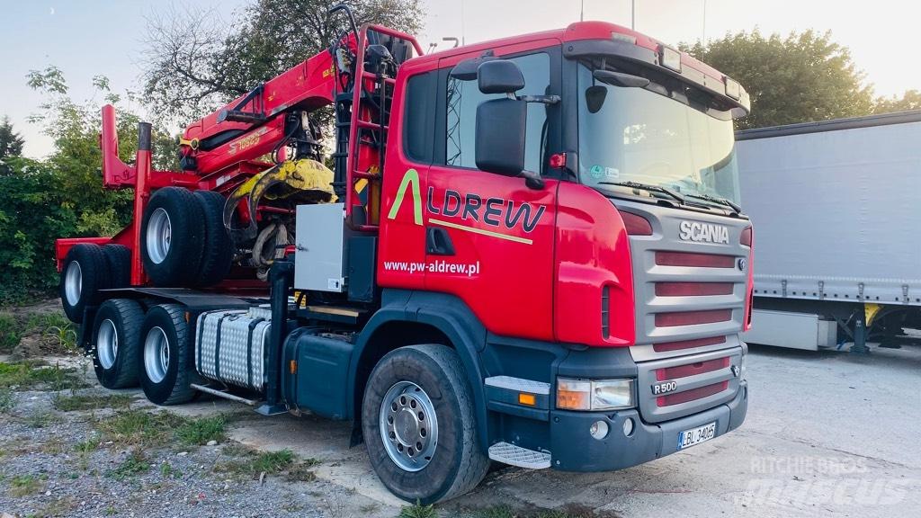 Scania R500 Nákladné vozidlá na prepravu dreva