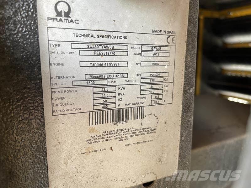 Pramac GSW 45 Naftové generátory