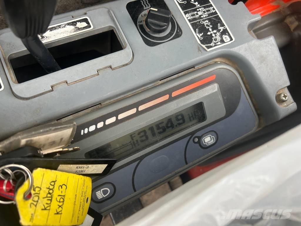 Kubota KX61-3 Mini rýpadlá < 7t