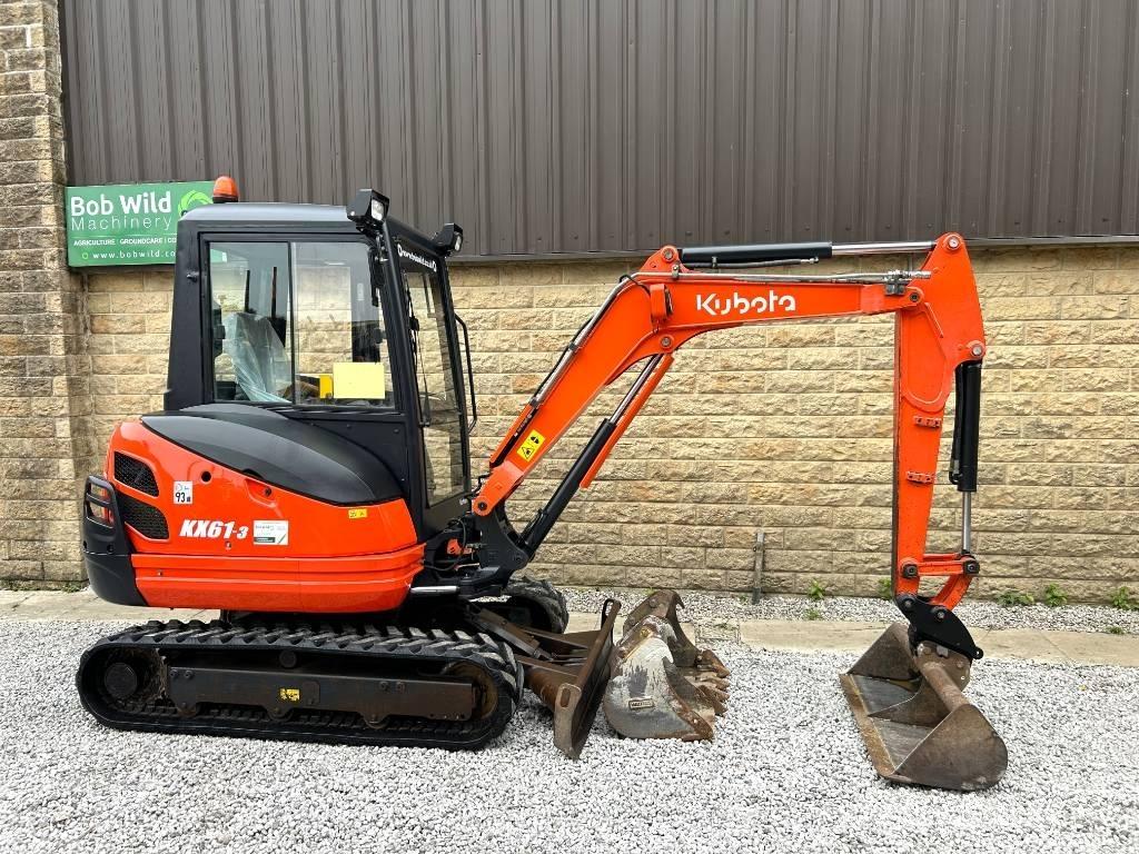 Kubota KX61-3 Mini rýpadlá < 7t