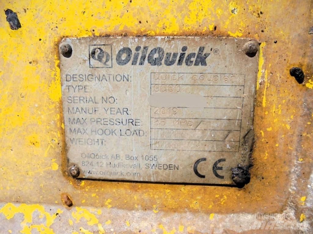 OilQuick SWE OQ 80 Rýchlospojky