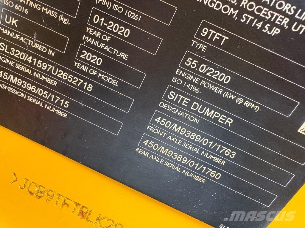 JCB 9TFT Stavebné sklápače