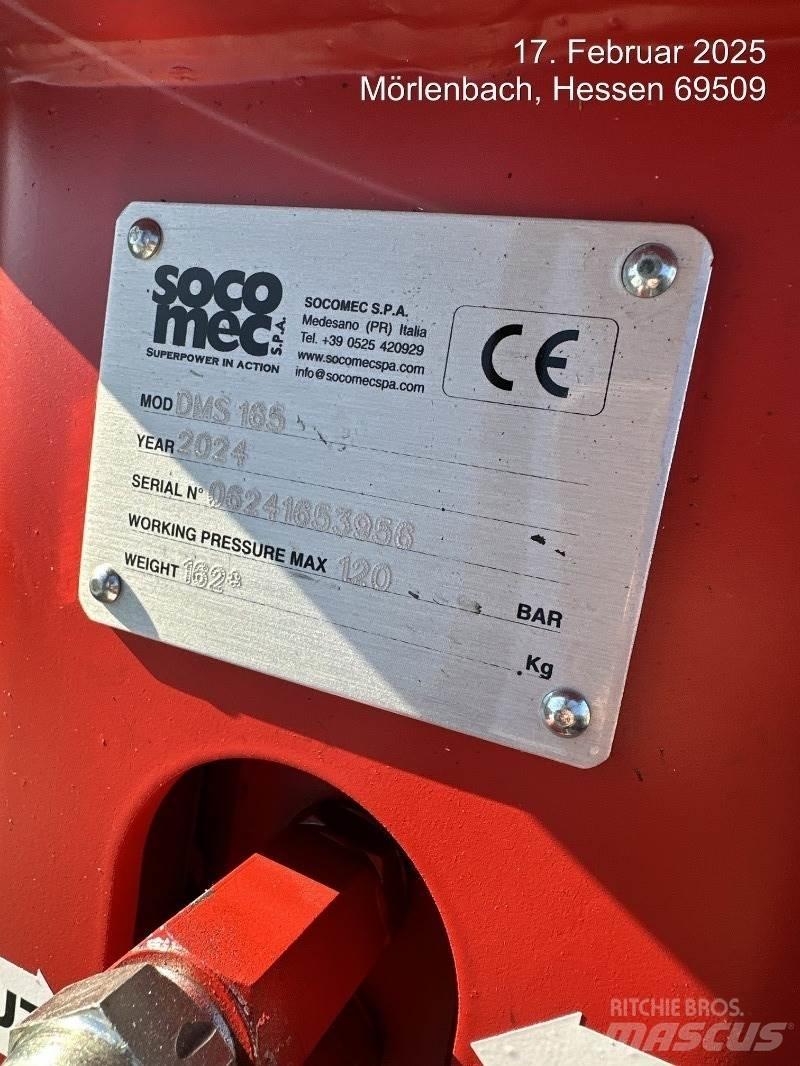 Socomec DMS165 Hydraulické baranidlá na zatĺkanie pilotov