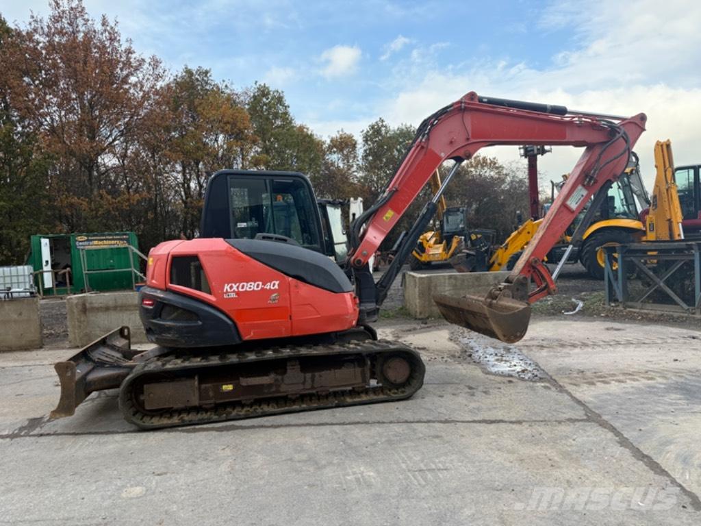 Kubota KX 080-4 Midi rýpadlá 7 t - 12 t